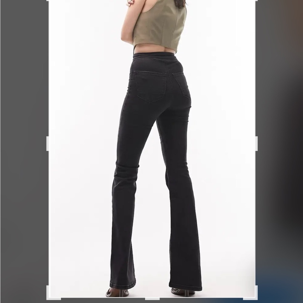 Topshop Joni High Waisted Flare Leg Jean NWOT